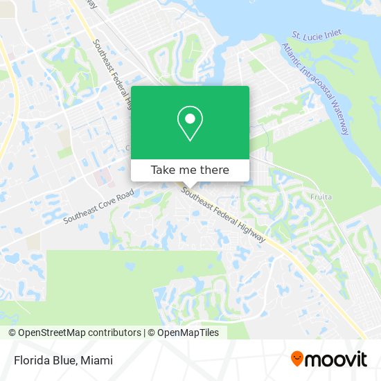 Mapa de Florida Blue