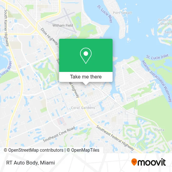 RT Auto Body map