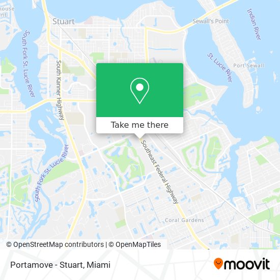 Mapa de Portamove - Stuart