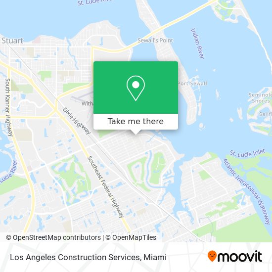 Los Angeles Construction Services map