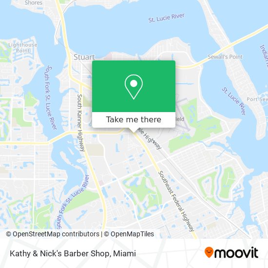 Kathy & Nick's Barber Shop map