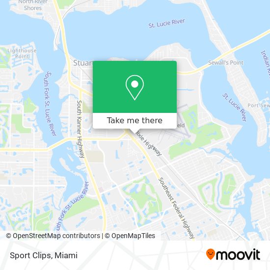 Mapa de Sport Clips