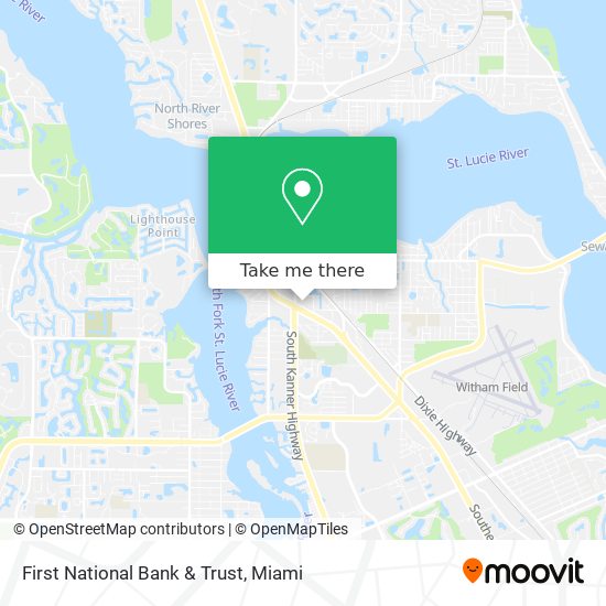 First National Bank & Trust map