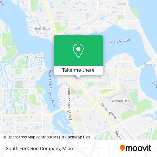 South Fork Rod Company map