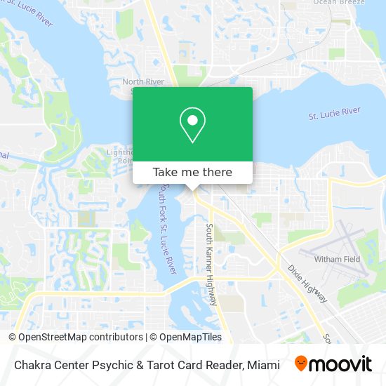 Mapa de Chakra Center Psychic & Tarot Card Reader