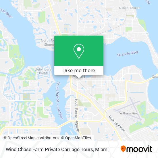 Wind Chase Farm Private Carriage Tours map