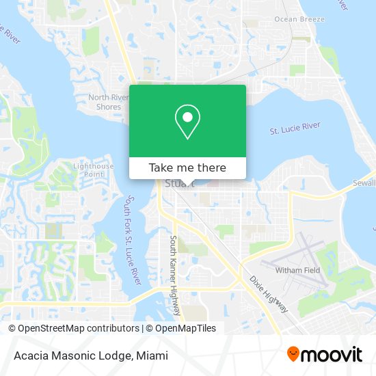 Mapa de Acacia Masonic Lodge