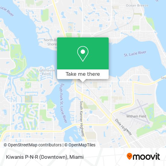 Kiwanis P-N-R (Downtown) map
