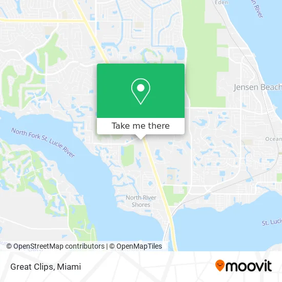 Great Clips map