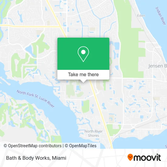 Bath & Body Works map