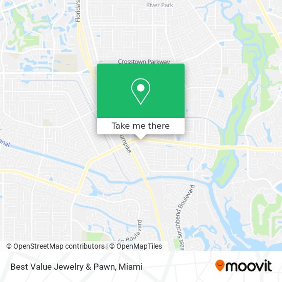 Mapa de Best Value Jewelry & Pawn