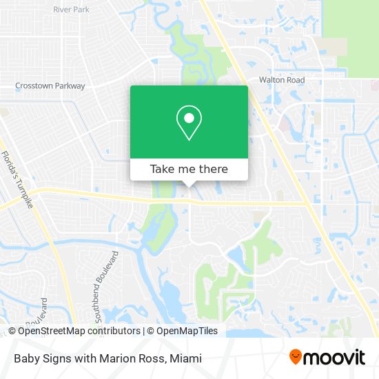 Baby Signs with Marion Ross map