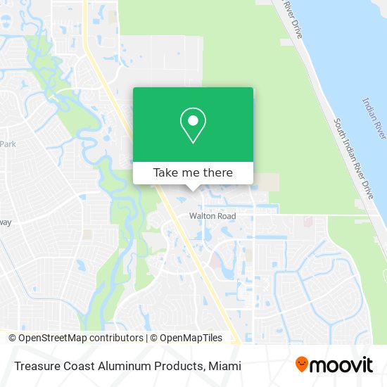Mapa de Treasure Coast Aluminum Products