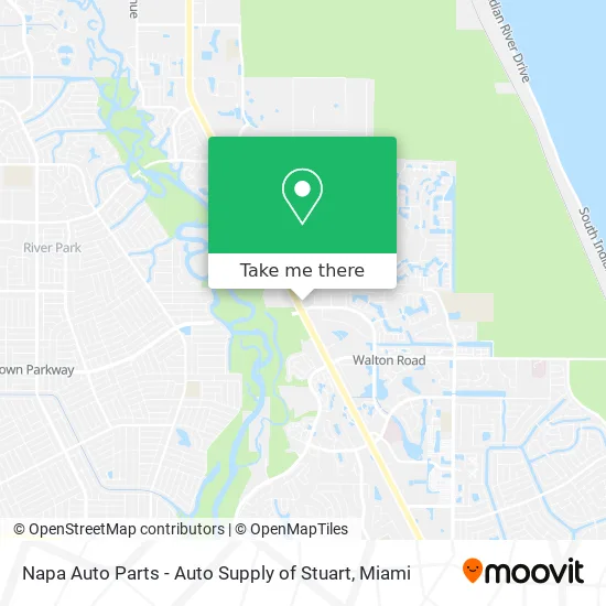 Napa Auto Parts - Auto Supply of Stuart map