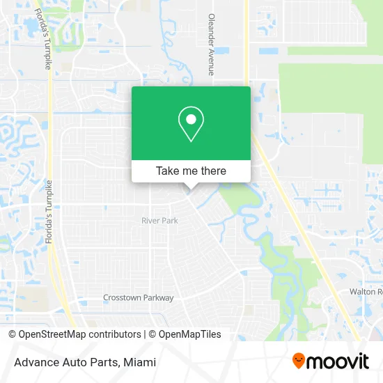 Advance Auto Parts map
