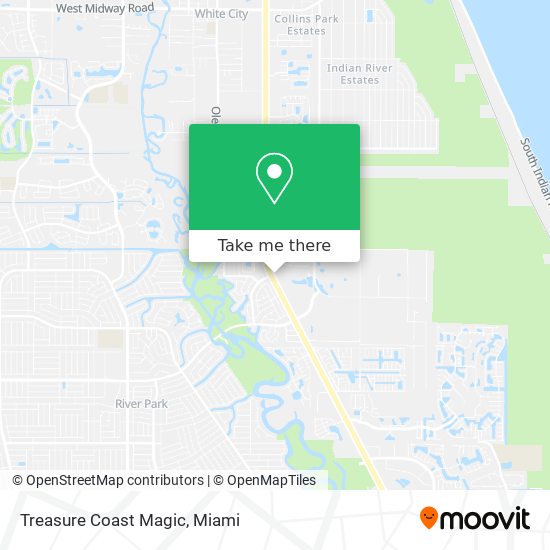 Mapa de Treasure Coast Magic