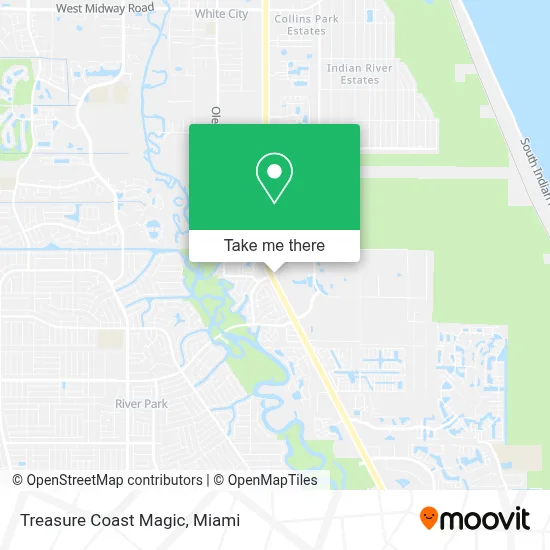 Treasure Coast Magic map