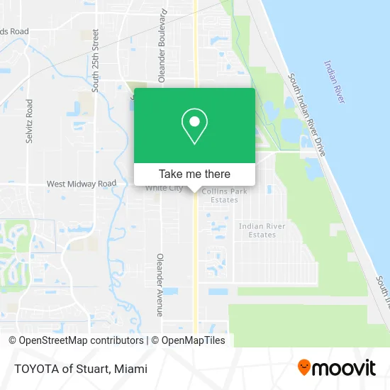 TOYOTA of Stuart map