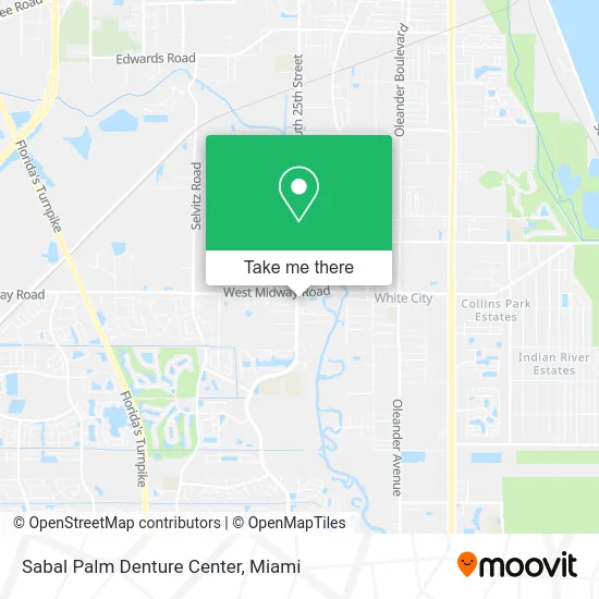 Sabal Palm Denture Center map
