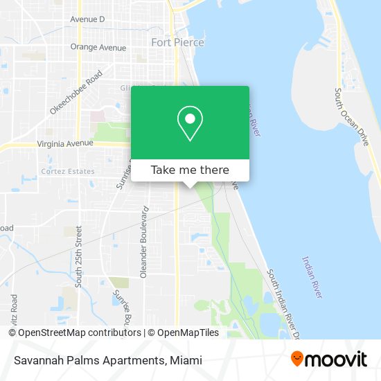 Mapa de Savannah Palms Apartments