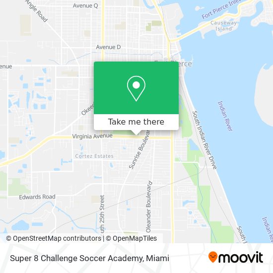 Mapa de Super 8 Challenge Soccer Academy