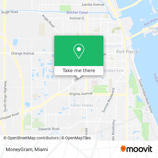 MoneyGram map