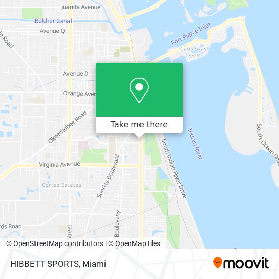 HIBBETT SPORTS map