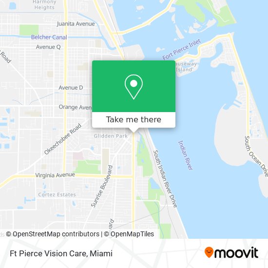 Mapa de Ft Pierce Vision Care