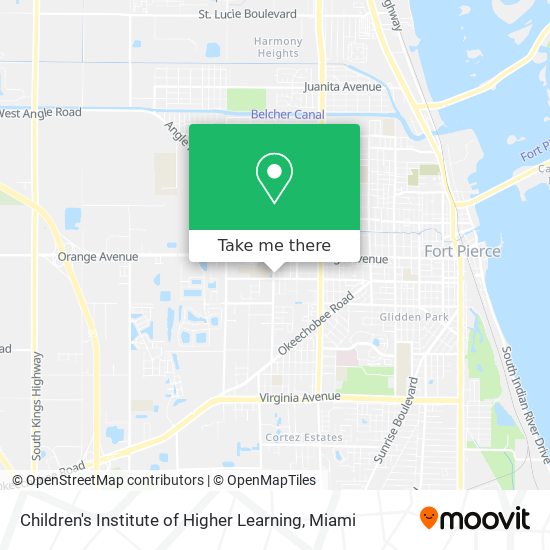 Mapa de Children's Institute of Higher Learning
