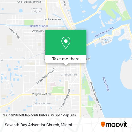 Mapa de Seventh-Day Adventist Church