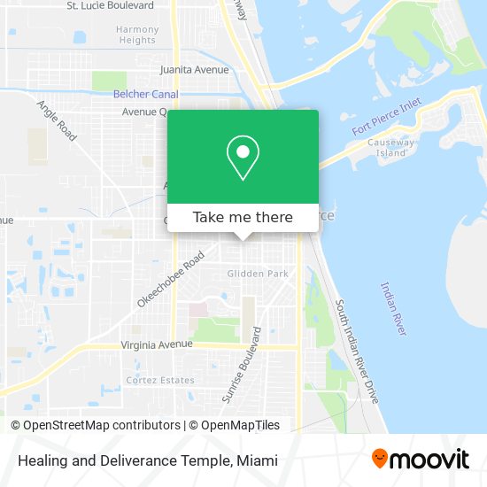 Healing and Deliverance Temple map