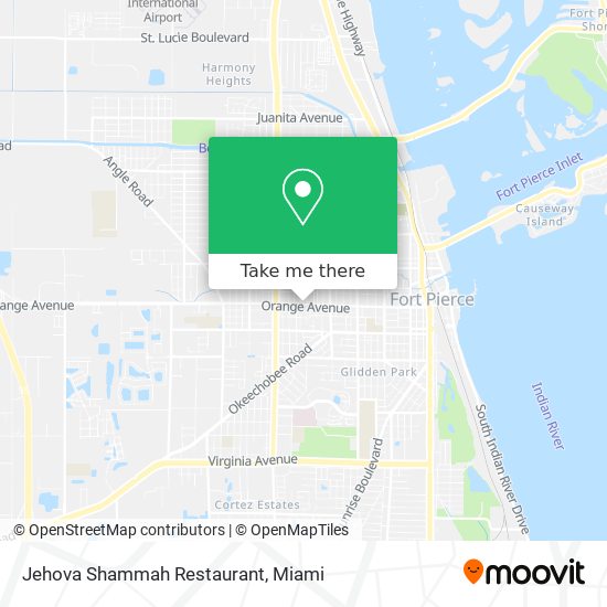 Mapa de Jehova Shammah Restaurant