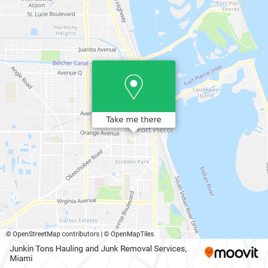 Mapa de Junkin Tons Hauling and Junk Removal Services