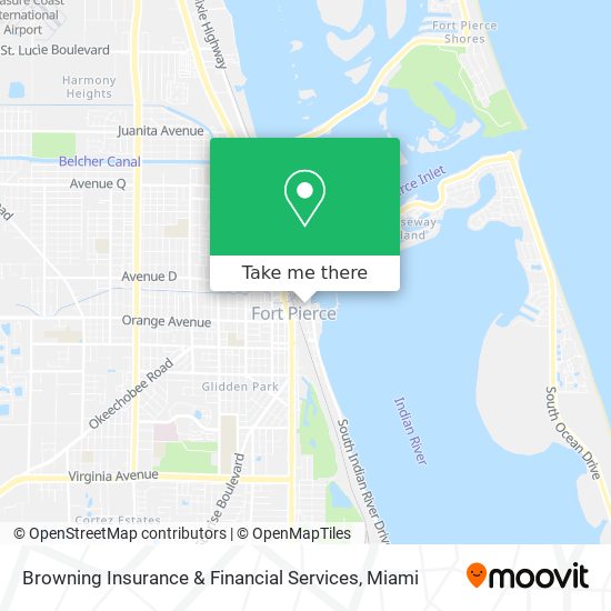 Browning Insurance & Financial Services map