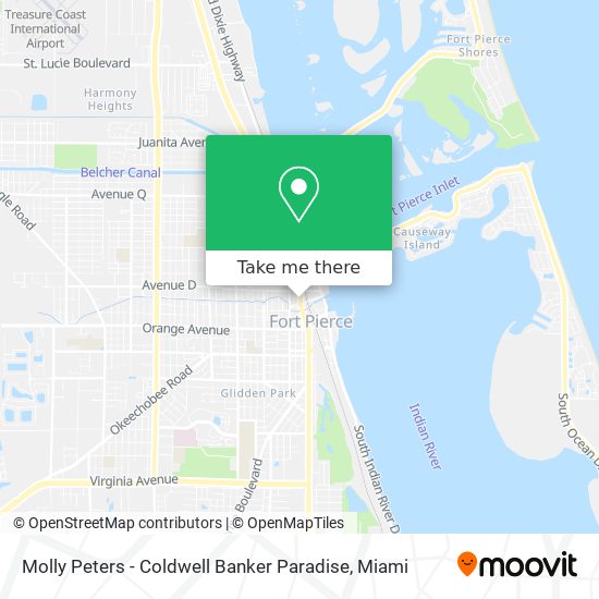 Molly Peters - Coldwell Banker Paradise map