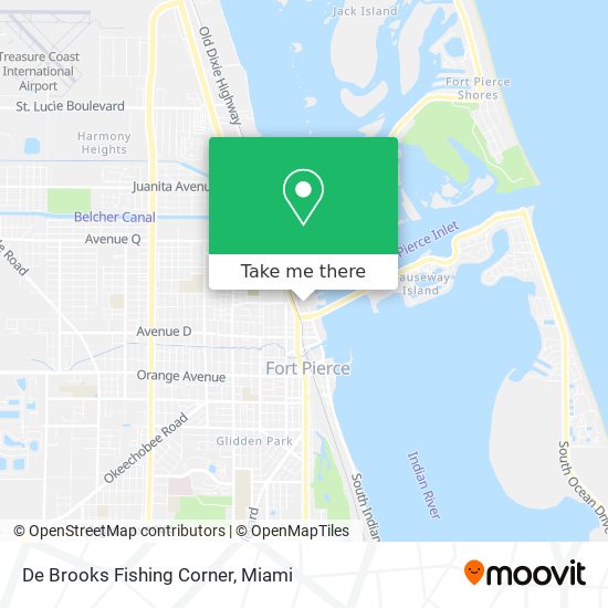 Mapa de De Brooks Fishing Corner