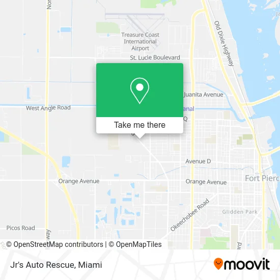 Jr's Auto Rescue map