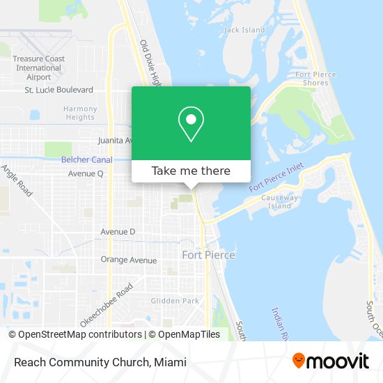 Reach Community Church map