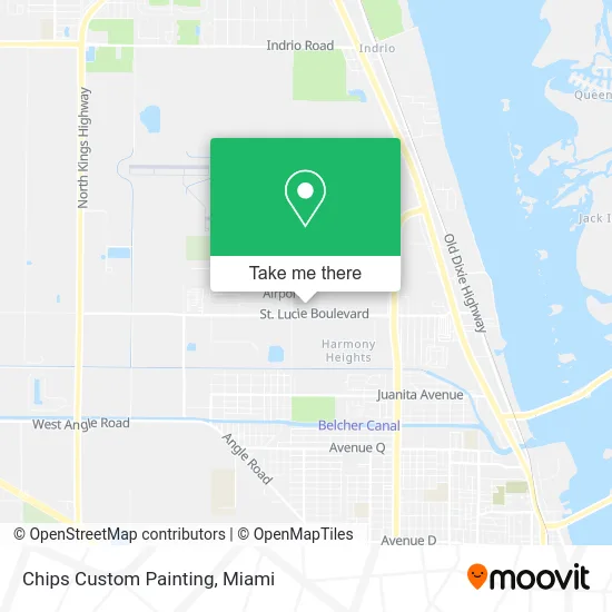 Chips Custom Painting map