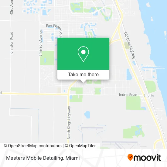 Masters Mobile Detailing map