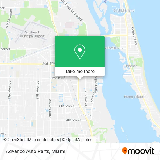 Advance Auto Parts map