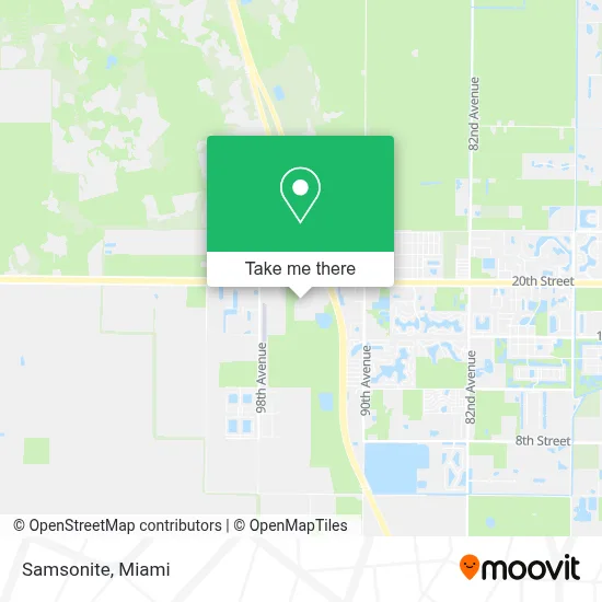 Samsonite map