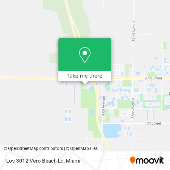 Los 3012 Vero Beach Lo map