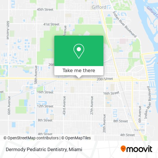 Dermody Pediatric Dentistry map