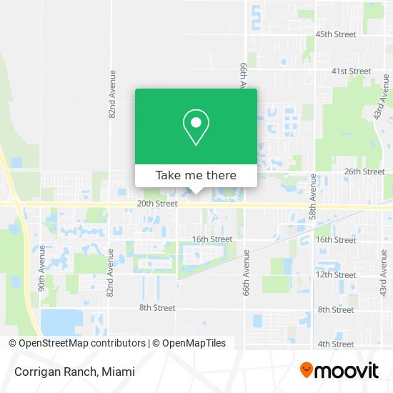 Mapa de Corrigan Ranch