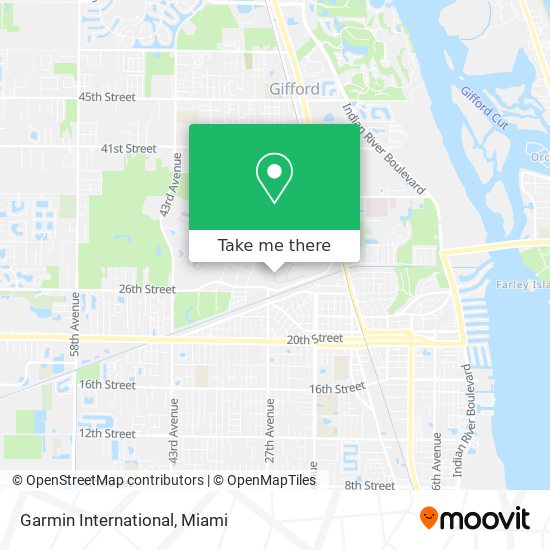 Mapa de Garmin International