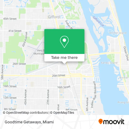 Goodtime Getaways map