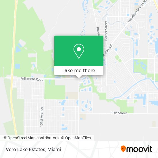 Mapa de Vero Lake Estates