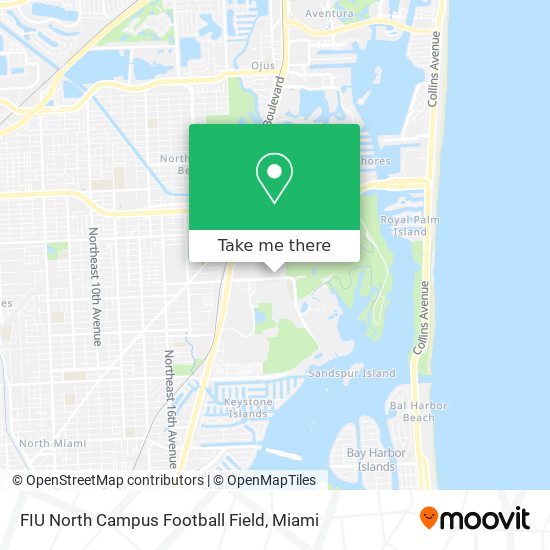 FIU North Campus Football Field map
