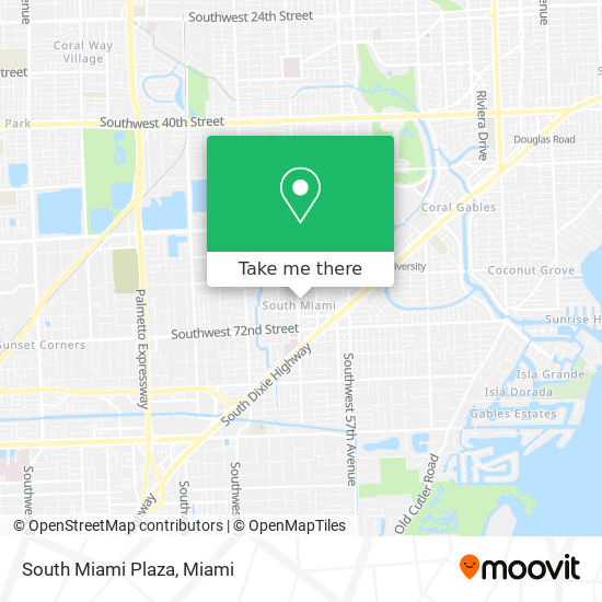 Mapa de South Miami Plaza